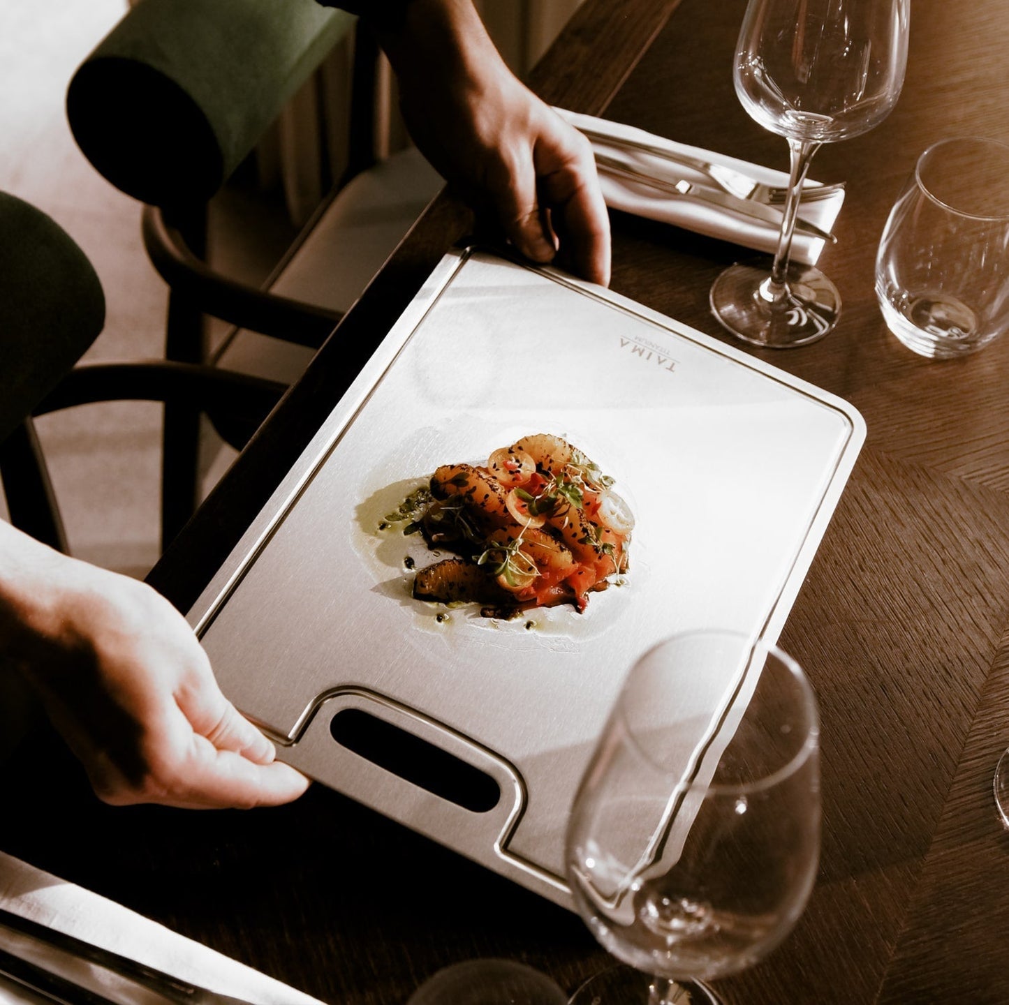 Pure Titanium Cutting Board Set (3 Piece)