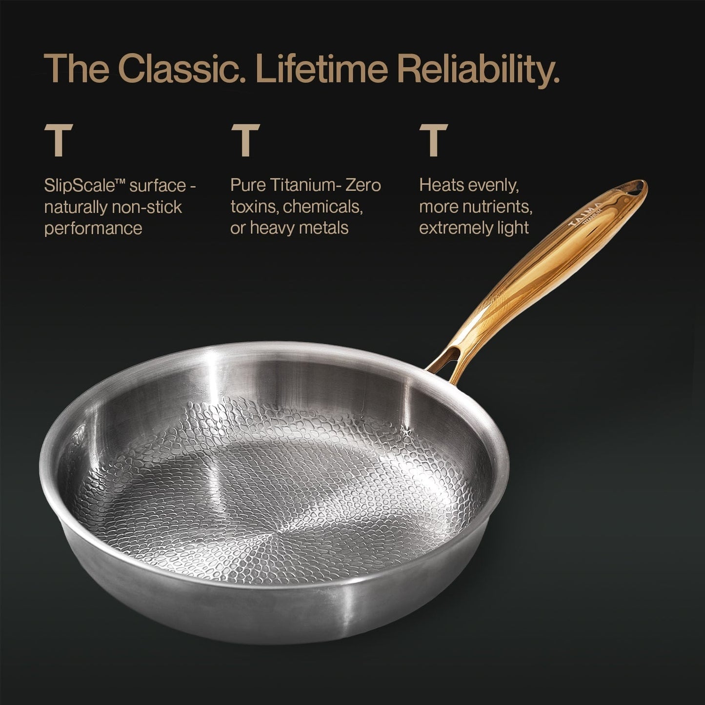 Pure Titanium Classic Pan Trio Set (10 Piece)