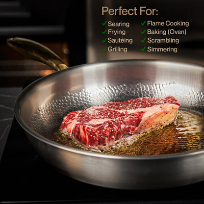 Pure Titanium Classic Pan Trio Set (10 Piece)