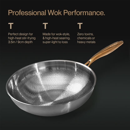 Pure Titanium Classic & Wok Pan (4 Piece)